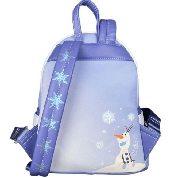 Loungefly Disney Frozen Elsa castle with Olaf Mini Backpack